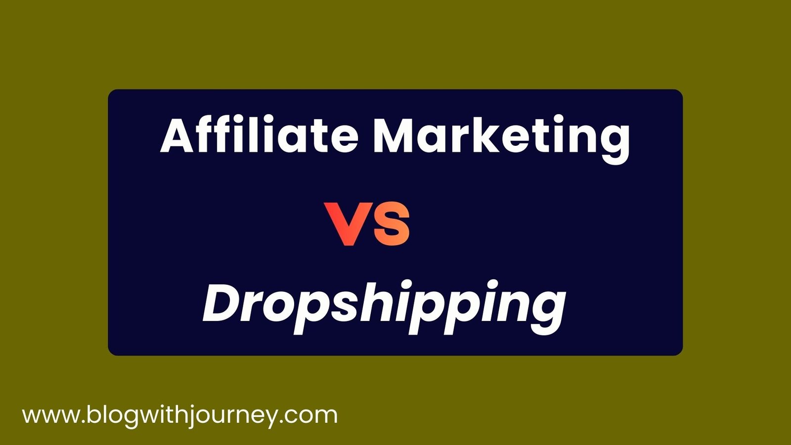 Affiliate marketing vs Dropshipping which is more profitable
