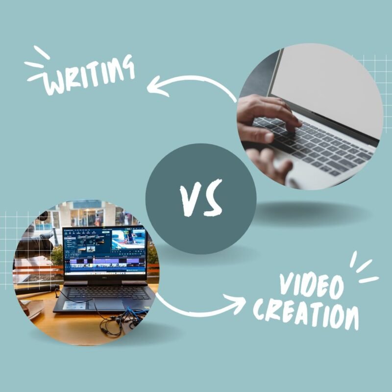writting vs Video Creation