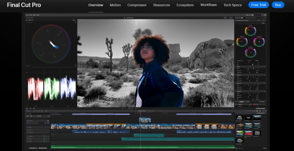 final cut pro best video editing software