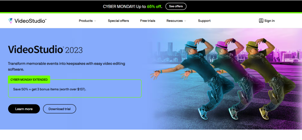 corel videostudio pro homepage