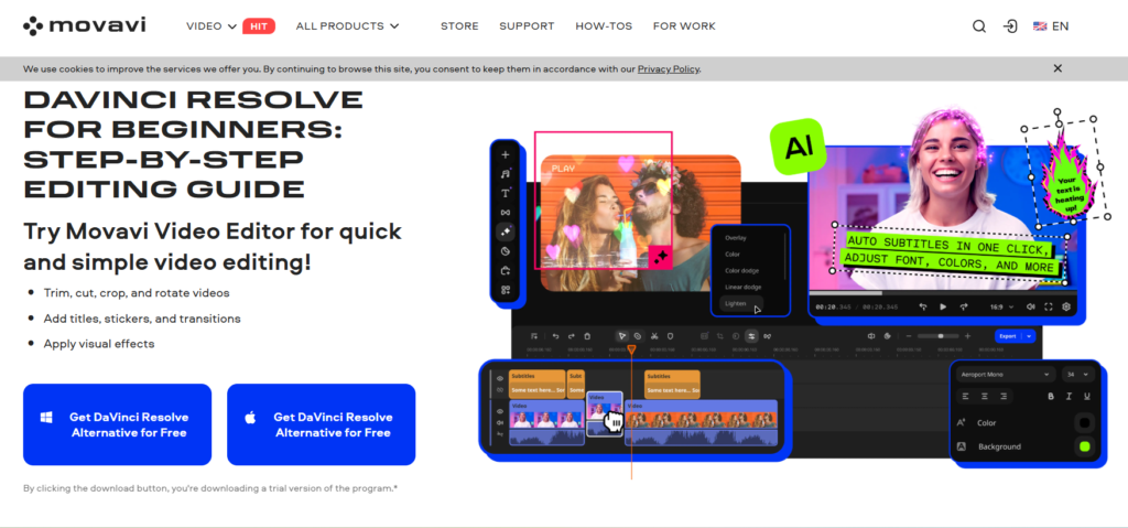 davinci resolve home