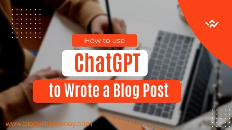 how to use chatgpt to write blog post