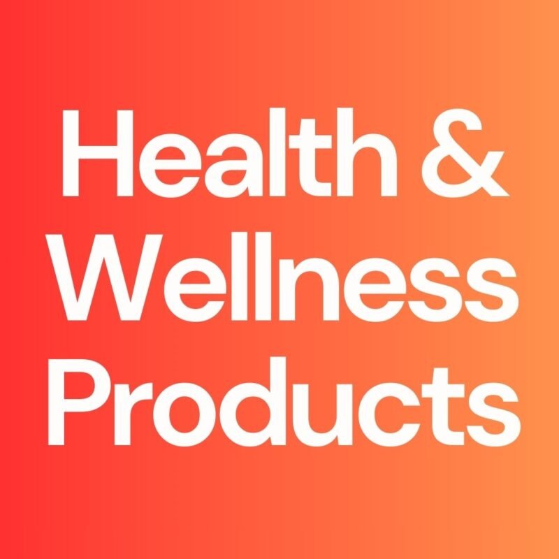 Health & Wellness Products blog niche