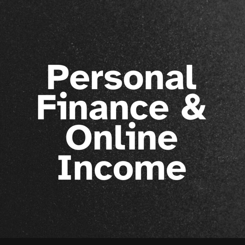 Personal Finance & Online Income