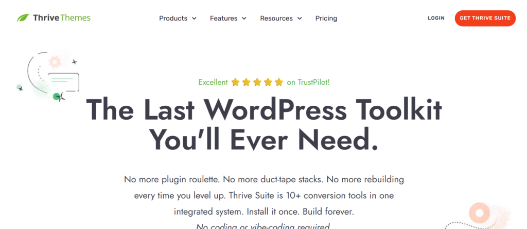 thrive wordpress themes builders