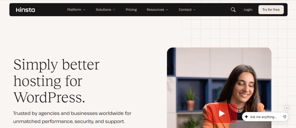 kinsta wordpress hosting