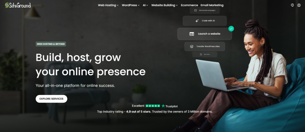 siteground blog hosting