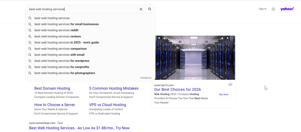 keyword search