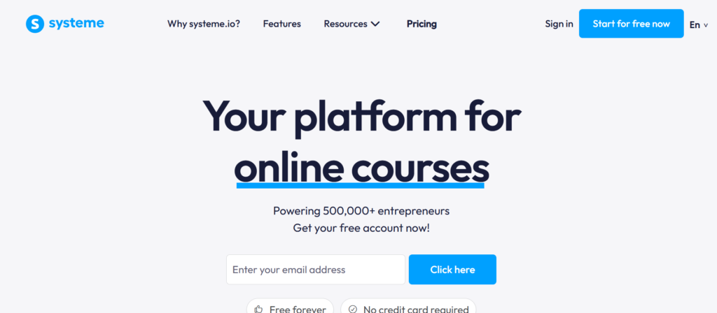 system io online course platform