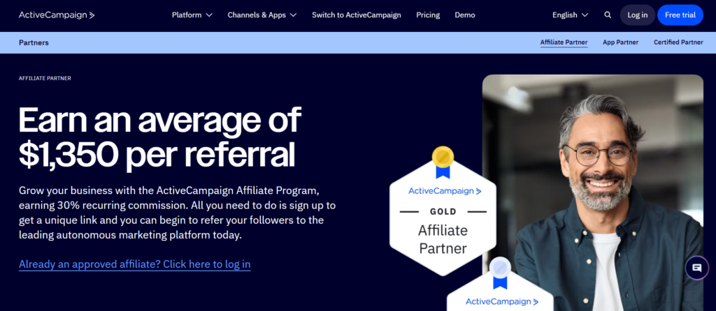 ActiveCampaign Affiliate Program
