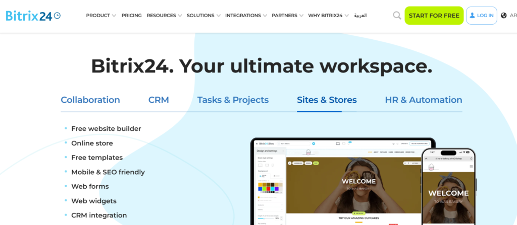 Bitrix24 crm software