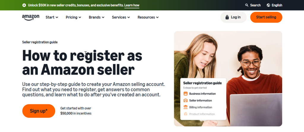 Create Your Amazon Seller Account
