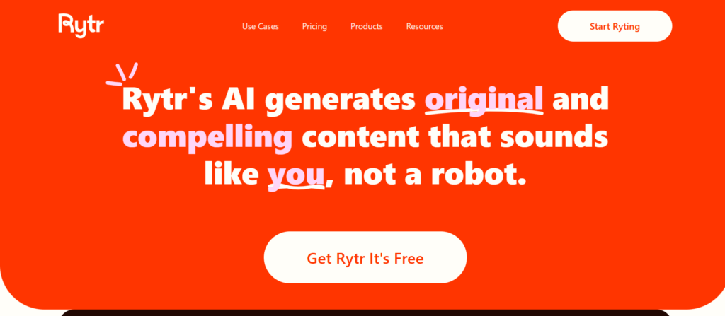 Rytr ai writing tool