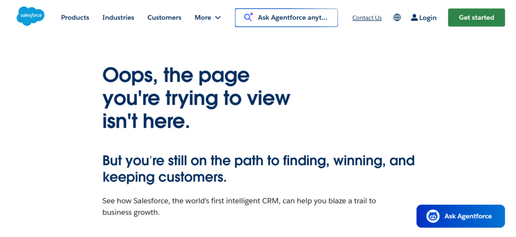 Salesforce crm software