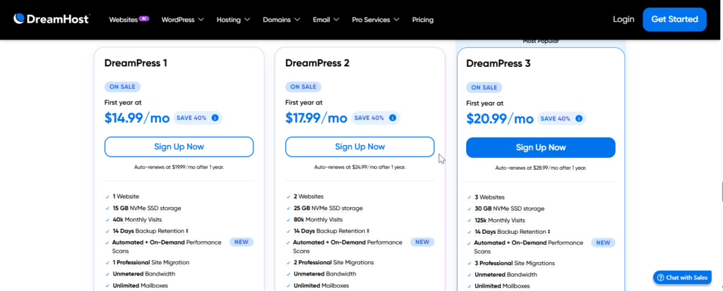dreamhost ecommerce hosting plan
