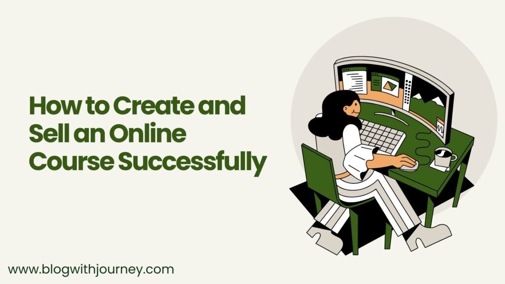 How to Create and Sell an Online Course Successfully