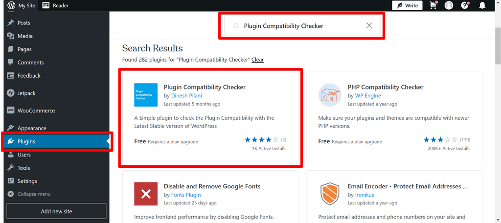 plugin competability checker