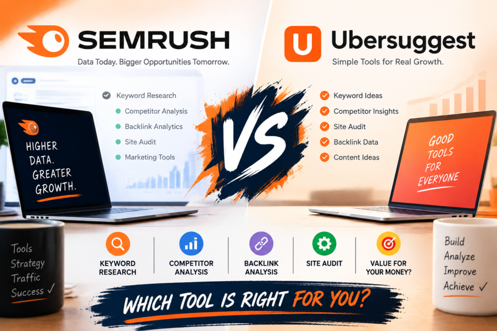 Semrush vs Ubersuggest