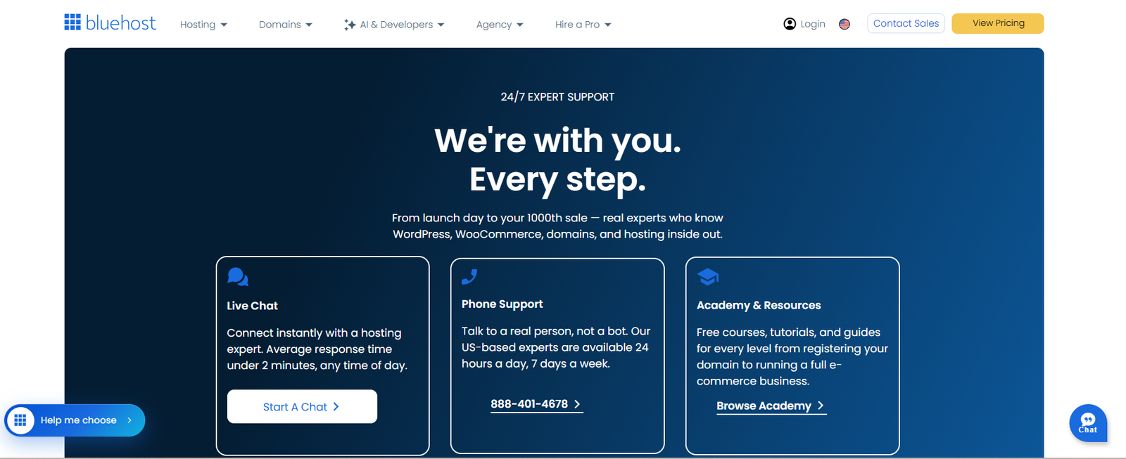 Bluehost customer Support