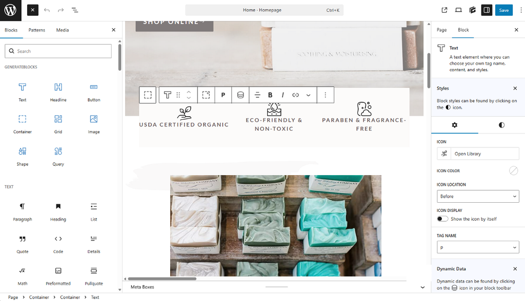  Support for Gutenberg and Block Editor