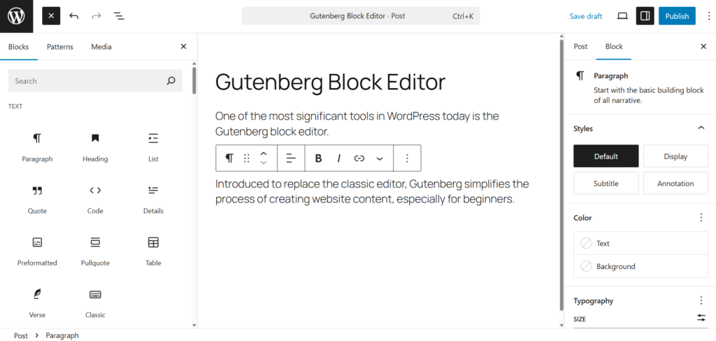 what is gutenberg