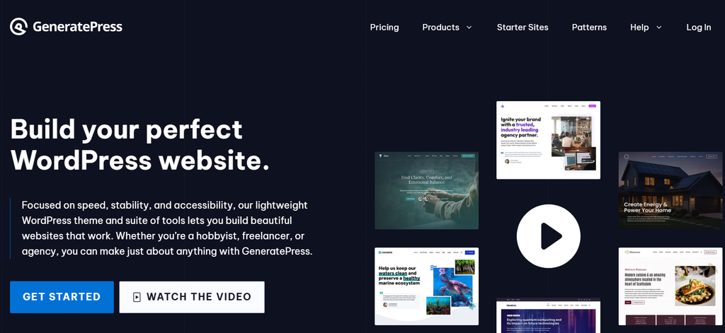 what is generatepress wordpress theme