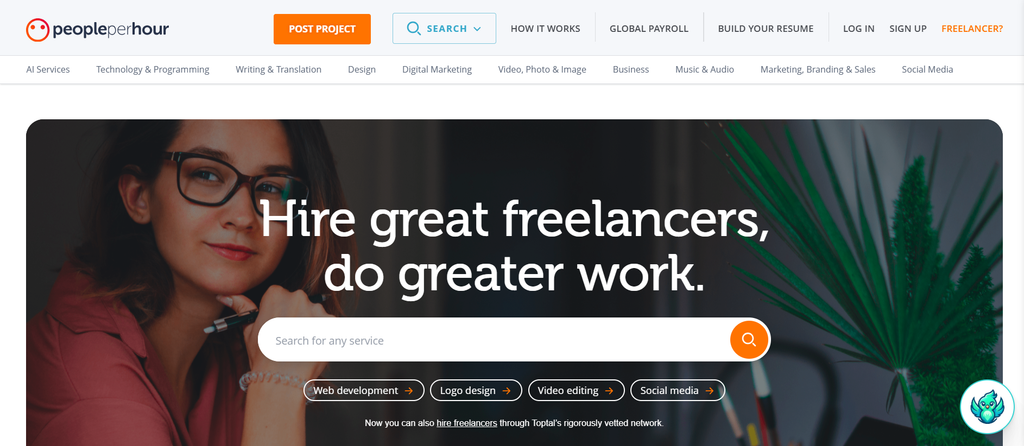 PeoplePerHour freelancing platfrom