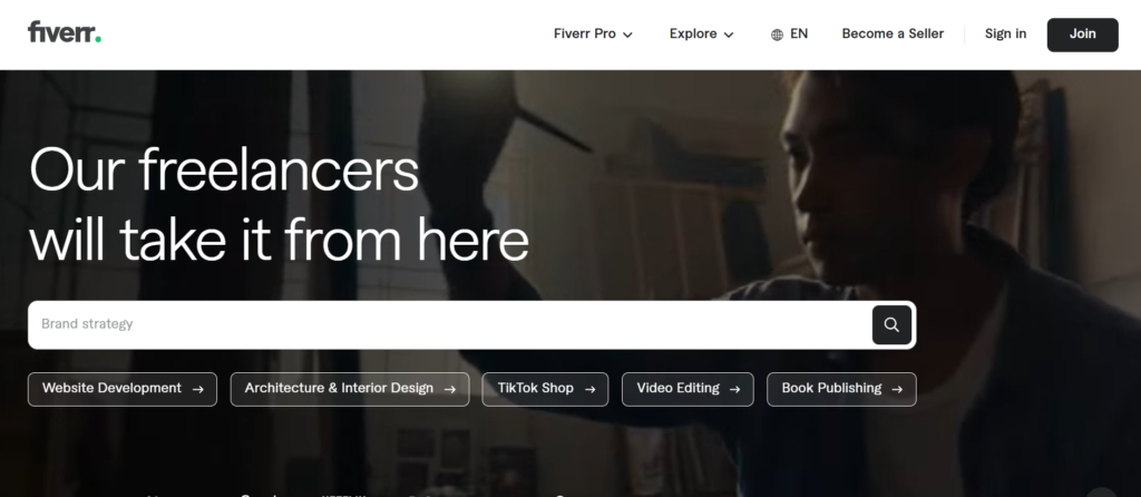 fiverr freelancing platform