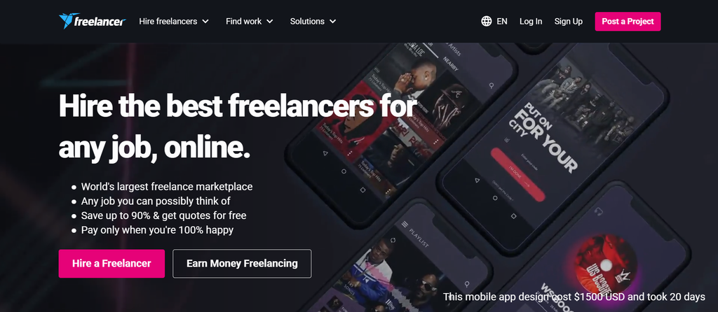 freelancer.com platforms