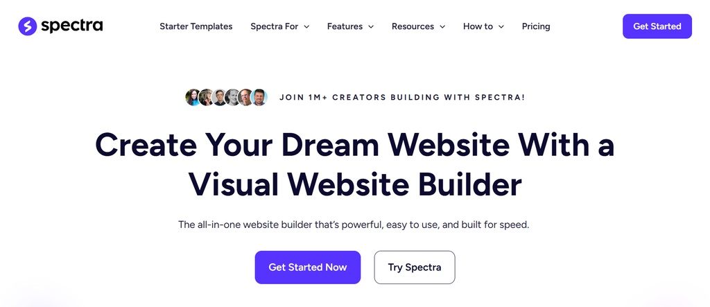 Spectra wordpress page builder