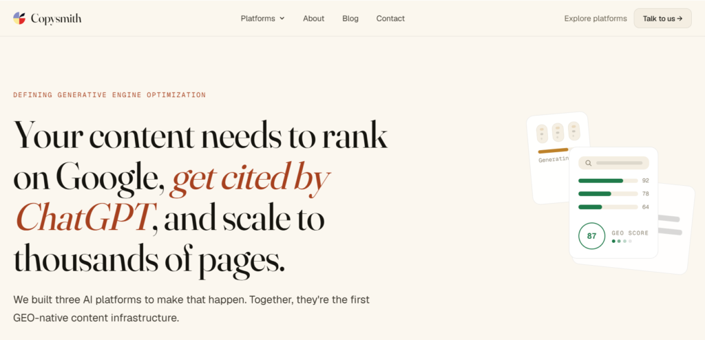 CopySmith ai writing tool